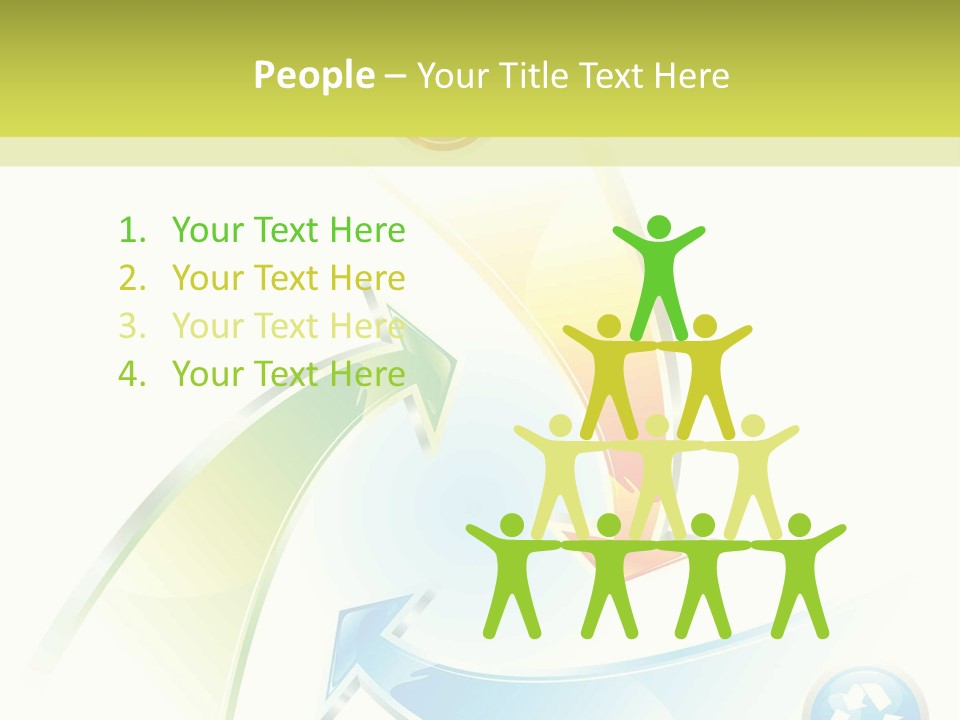 Arrow Abstract Composition PowerPoint Template