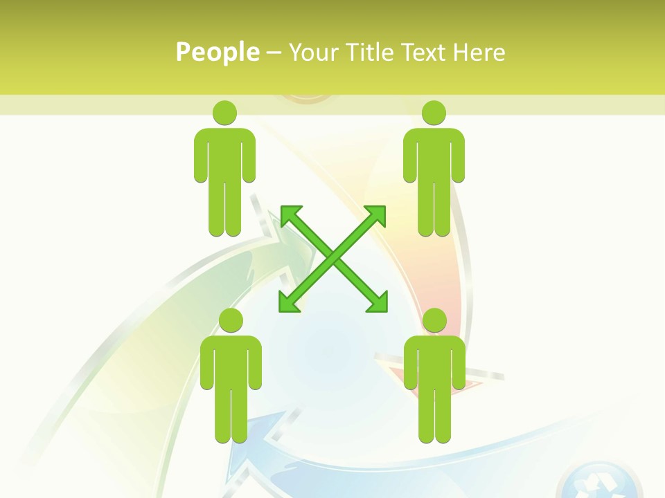 Arrow Abstract Composition PowerPoint Template