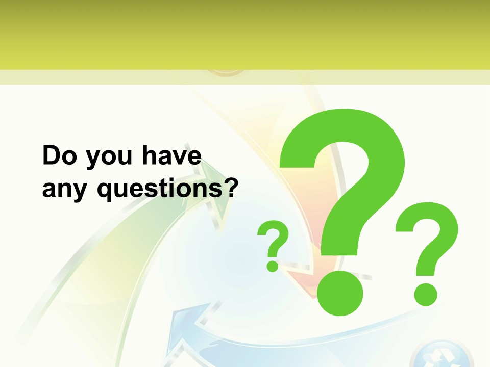 Arrow Abstract Composition PowerPoint Template