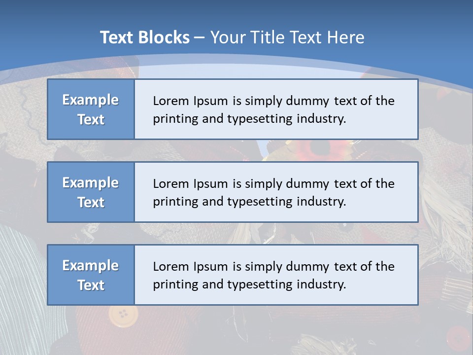 A Group Of Scarecrows Sitting Next To Each Other PowerPoint Template