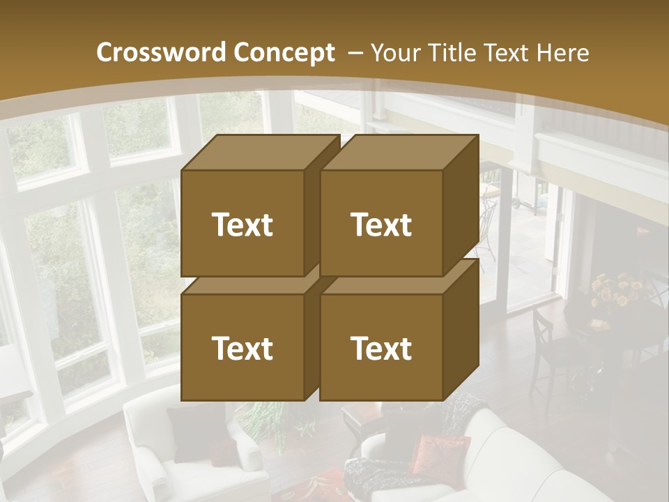 Design Kitchen Room PowerPoint Template