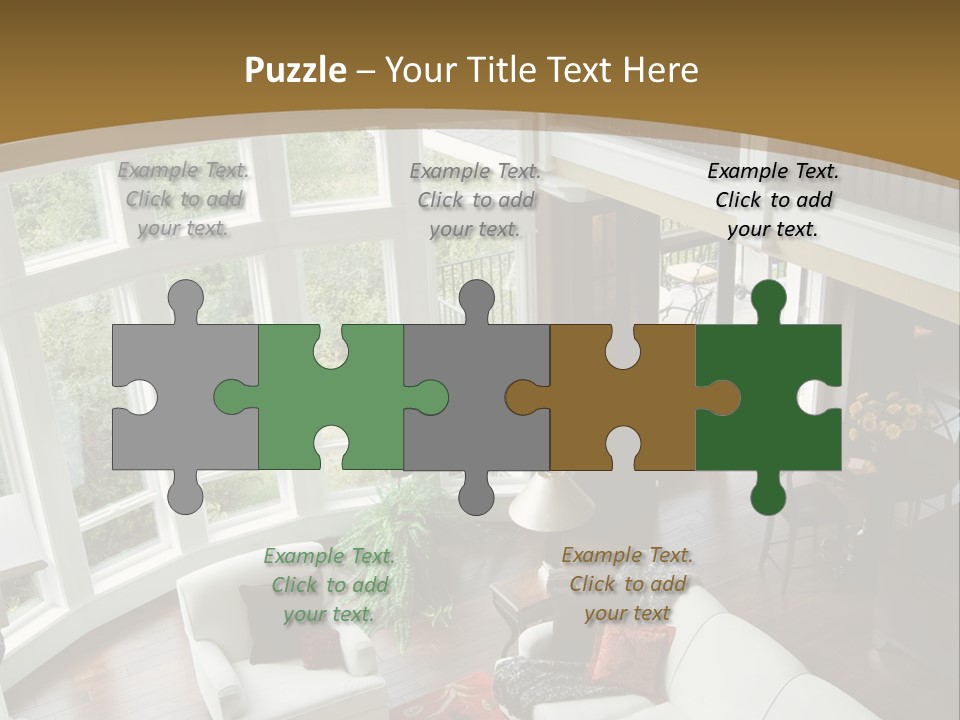 Design Kitchen Room PowerPoint Template