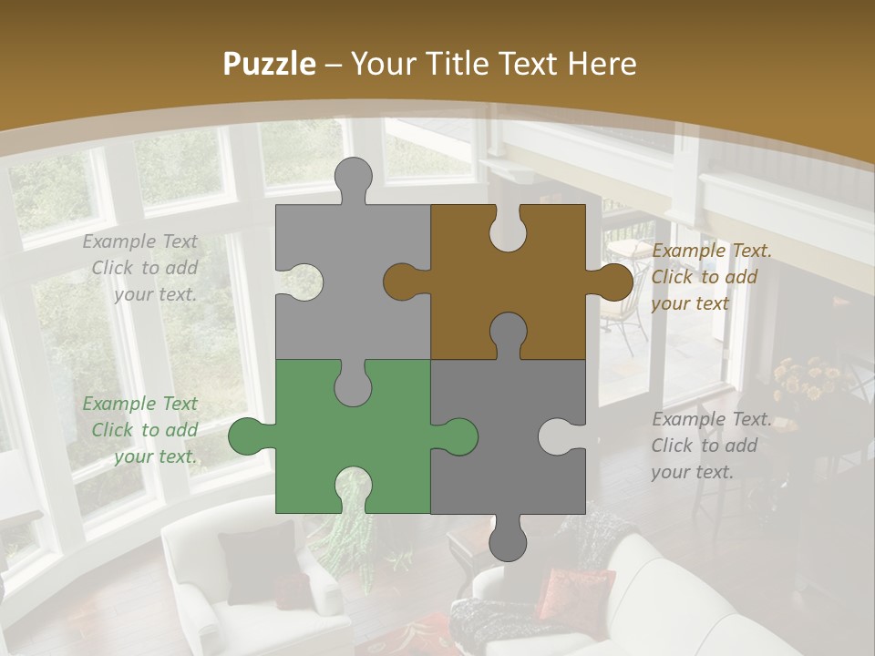 Design Kitchen Room PowerPoint Template