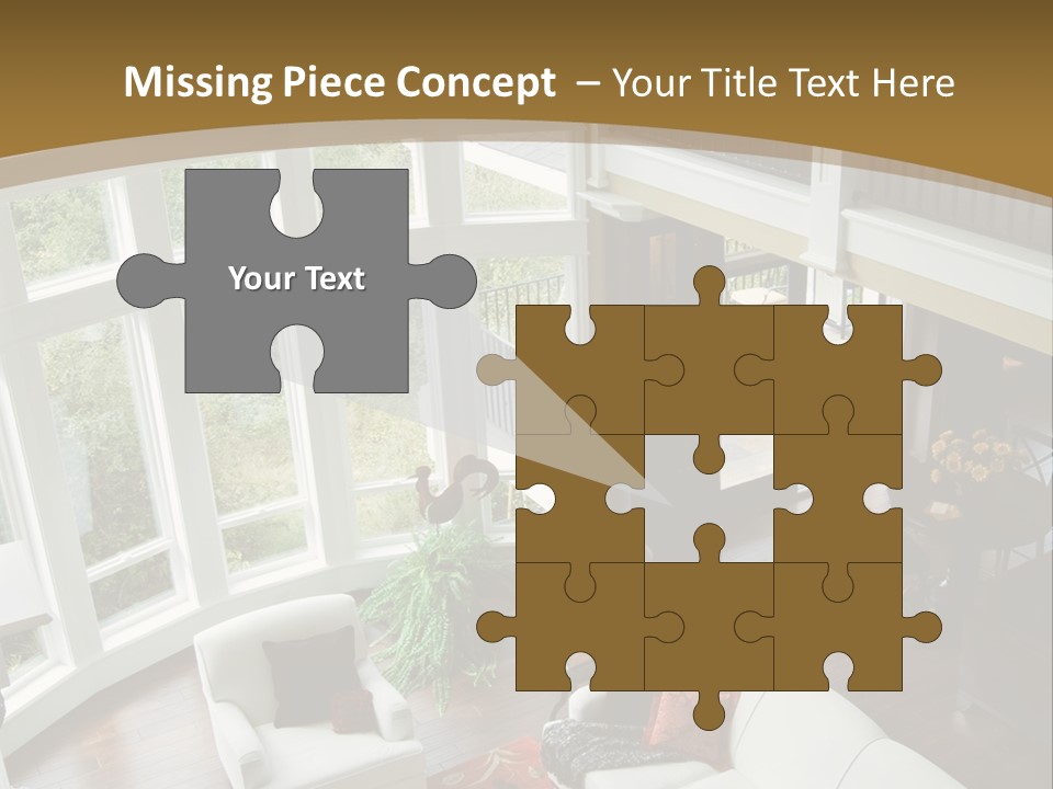 Design Kitchen Room PowerPoint Template