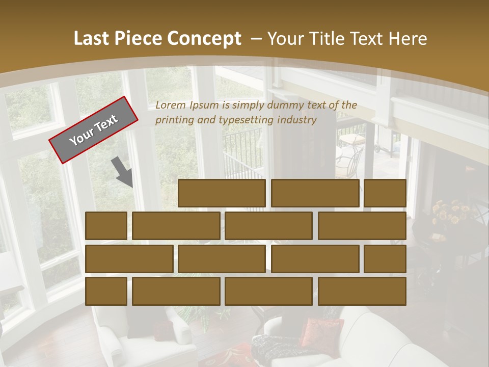 Design Kitchen Room PowerPoint Template
