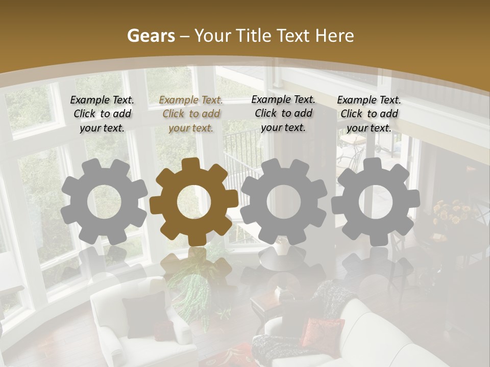 Design Kitchen Room PowerPoint Template