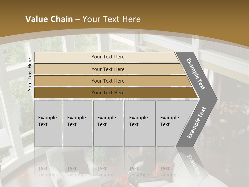 Design Kitchen Room PowerPoint Template
