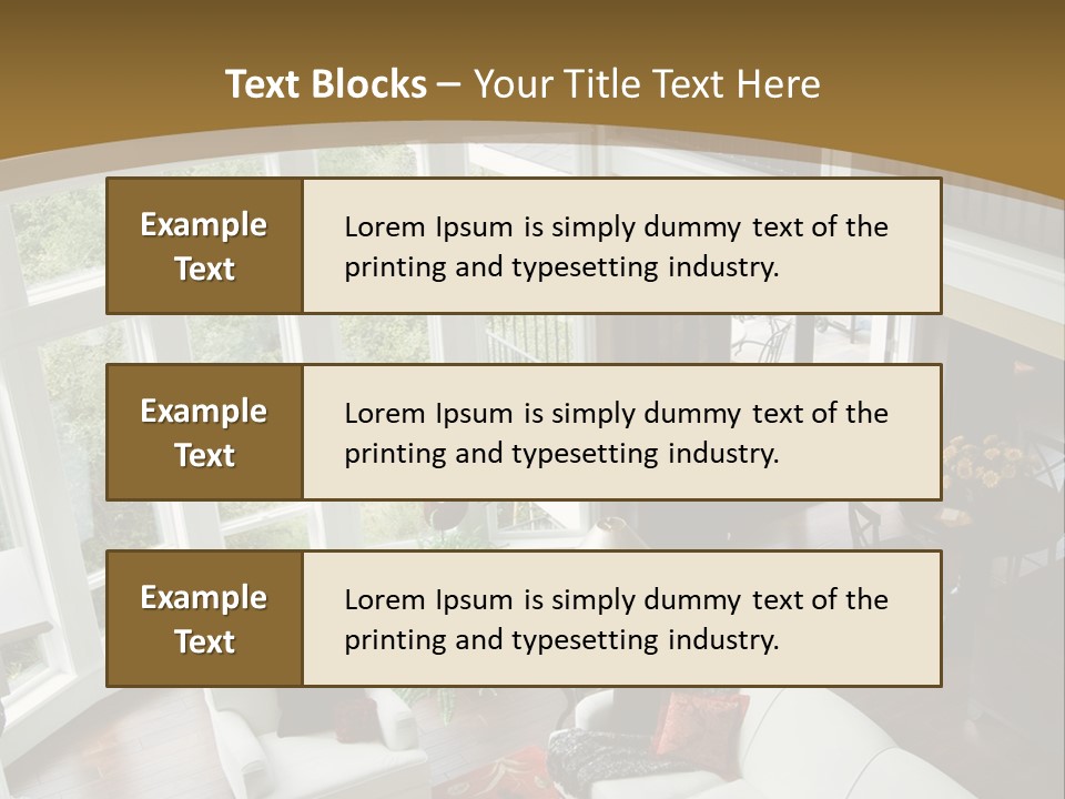 Design Kitchen Room PowerPoint Template