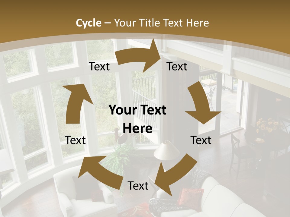 Design Kitchen Room PowerPoint Template