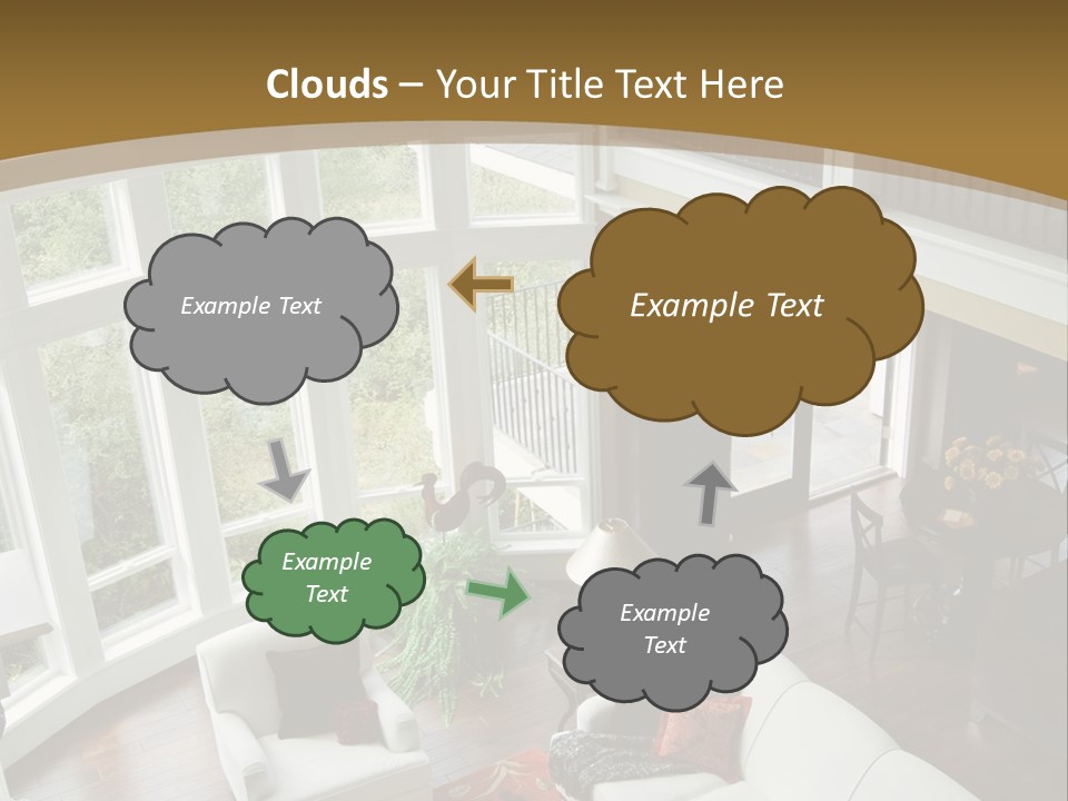 Design Kitchen Room PowerPoint Template