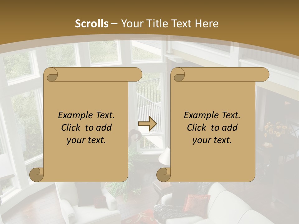 Design Kitchen Room PowerPoint Template