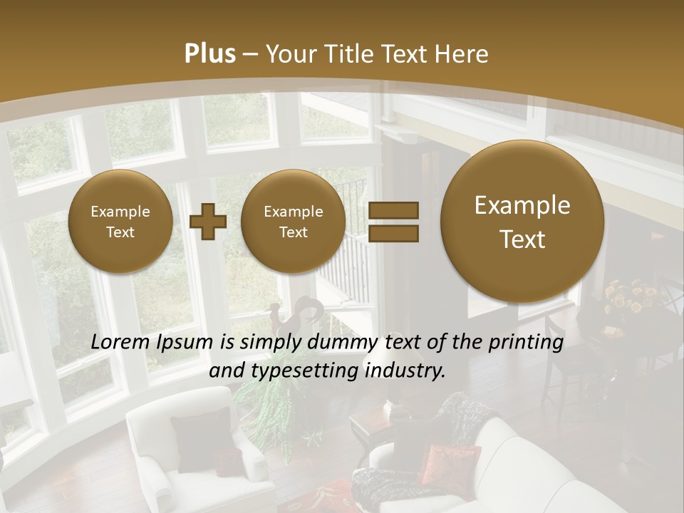 Design Kitchen Room PowerPoint Template