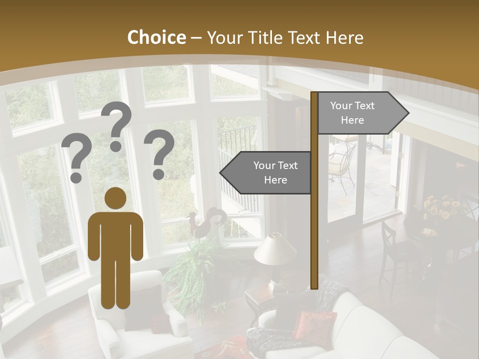 Design Kitchen Room PowerPoint Template