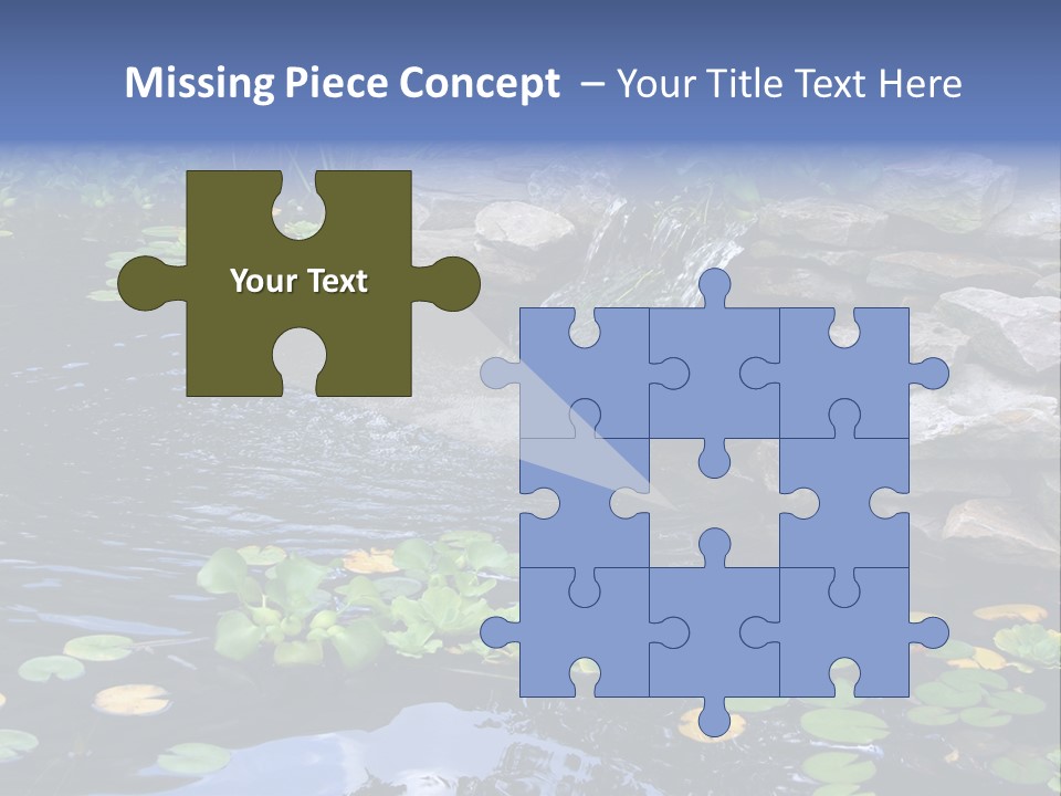 Flow Hosta Grass PowerPoint Template