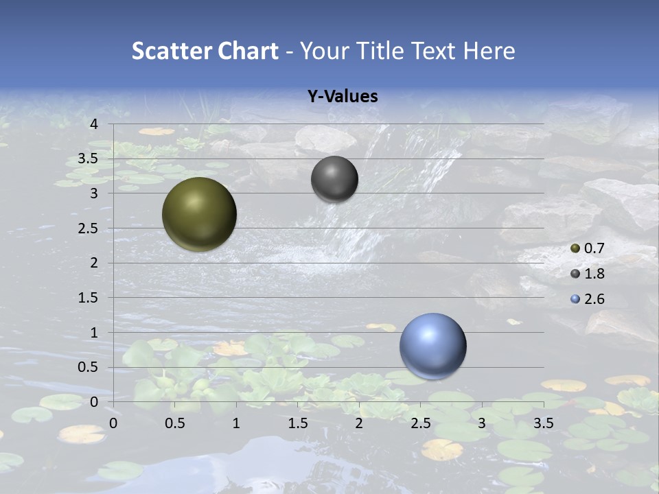 Flow Hosta Grass PowerPoint Template