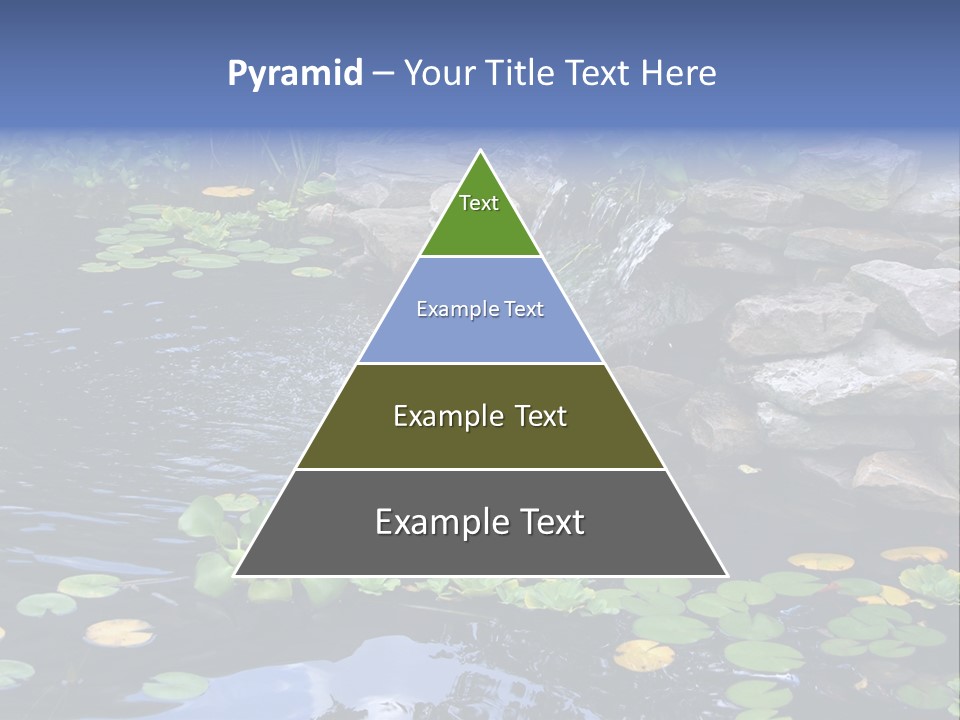 Flow Hosta Grass PowerPoint Template