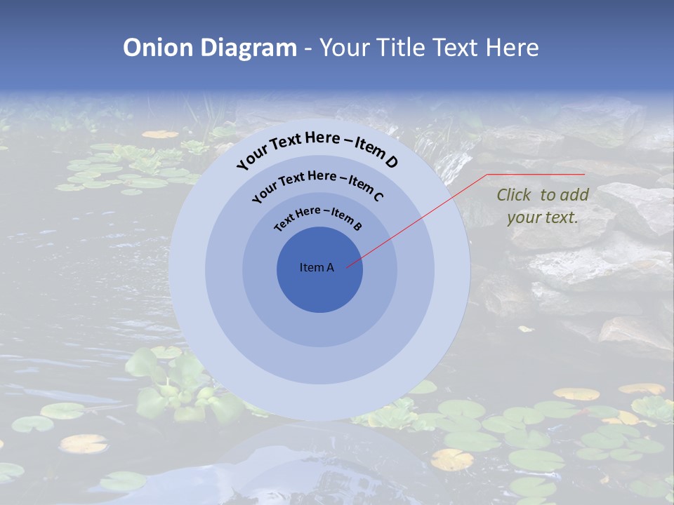 Flow Hosta Grass PowerPoint Template