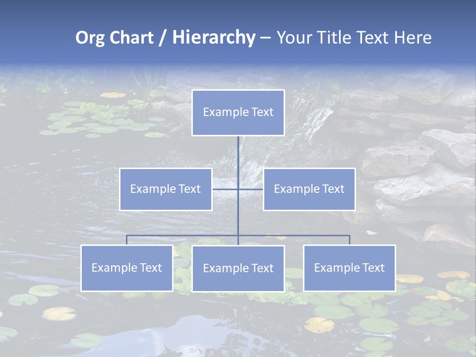 Flow Hosta Grass PowerPoint Template
