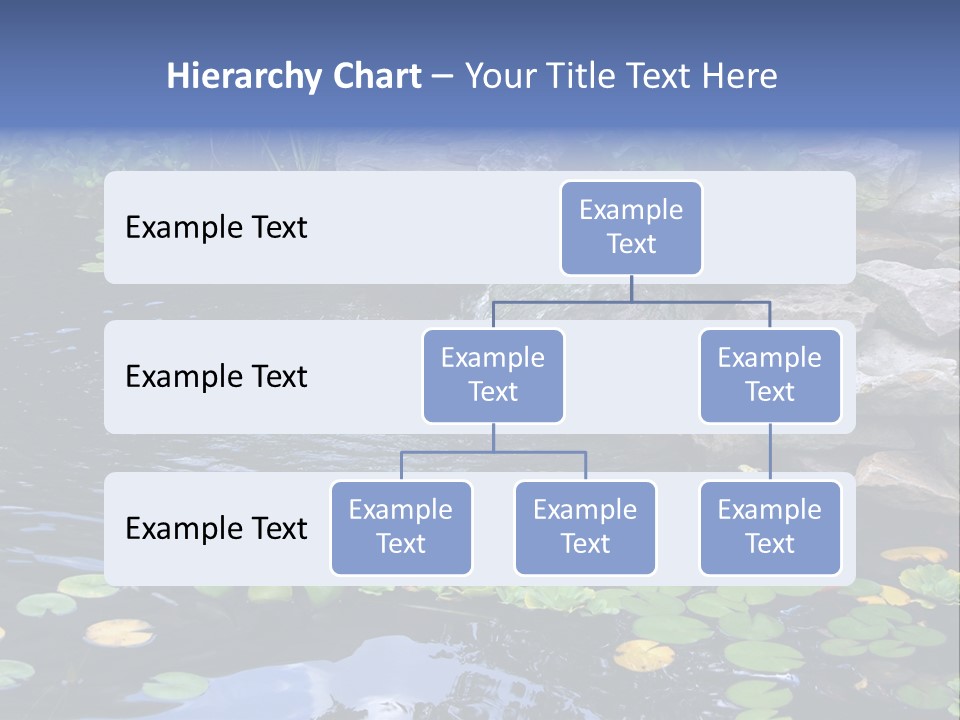 Flow Hosta Grass PowerPoint Template