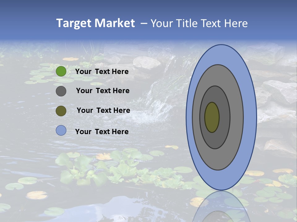 Flow Hosta Grass PowerPoint Template