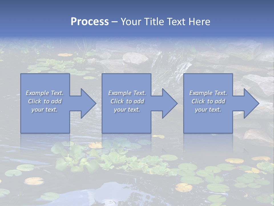 Flow Hosta Grass PowerPoint Template