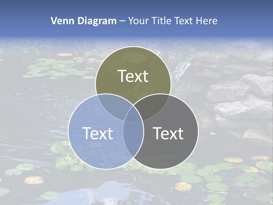 Flow Hosta Grass PowerPoint Template