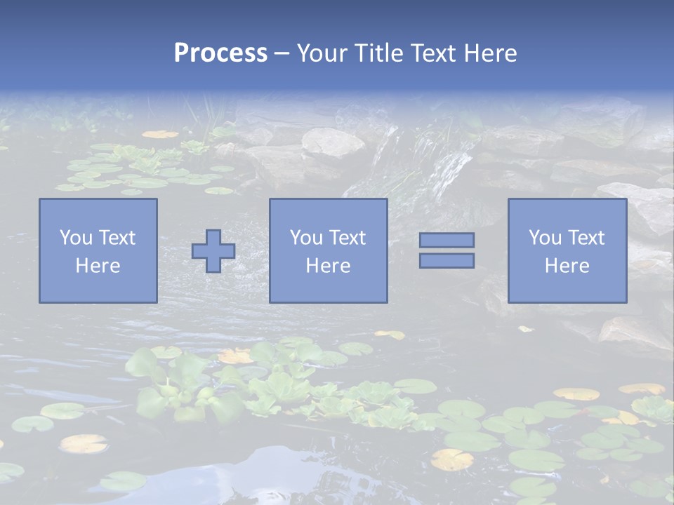 Flow Hosta Grass PowerPoint Template