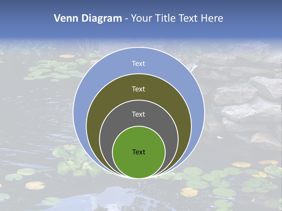 Flow Hosta Grass PowerPoint Template