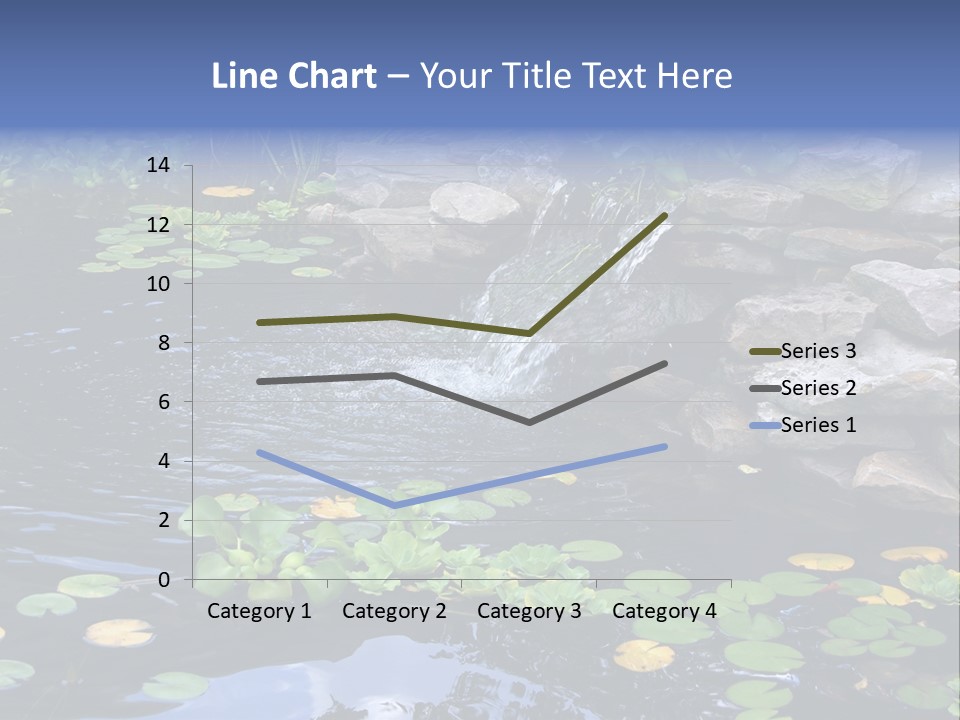 Flow Hosta Grass PowerPoint Template