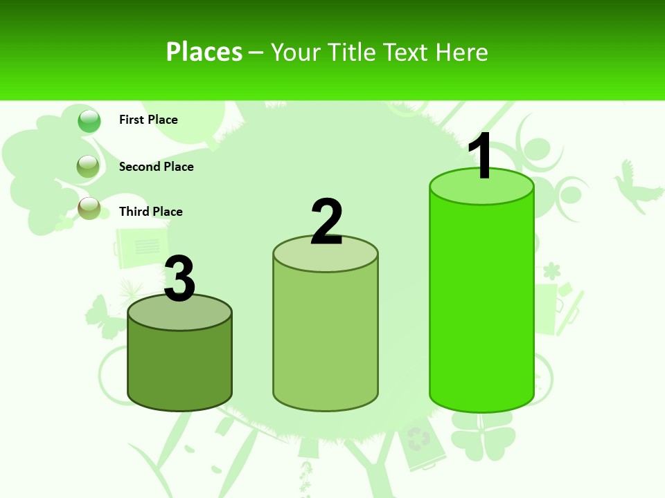 Tree Planet Green PowerPoint Template