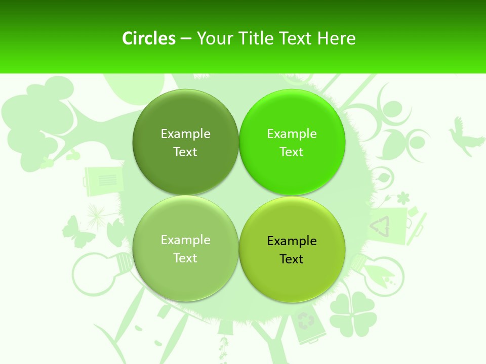 Tree Planet Green PowerPoint Template
