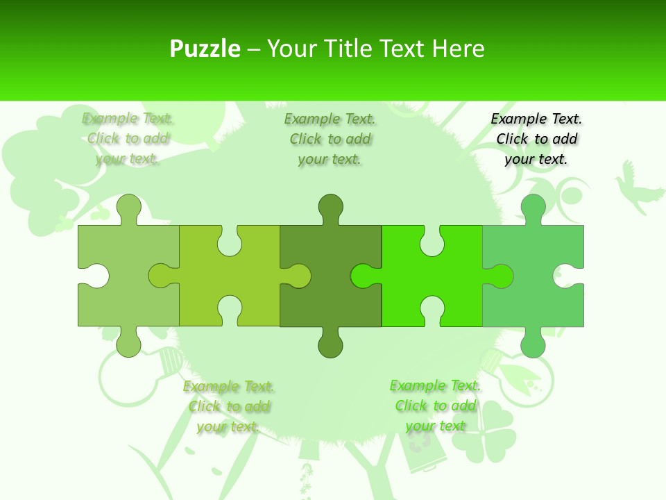 Tree Planet Green PowerPoint Template