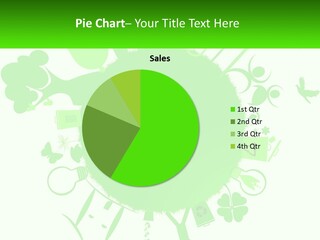 Tree Planet Green PowerPoint Template