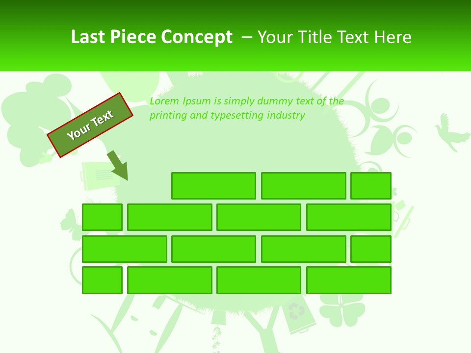 Tree Planet Green PowerPoint Template