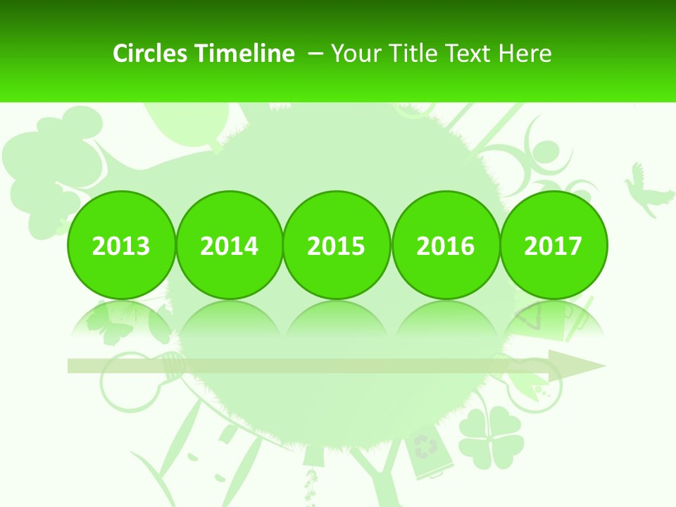 Tree Planet Green PowerPoint Template