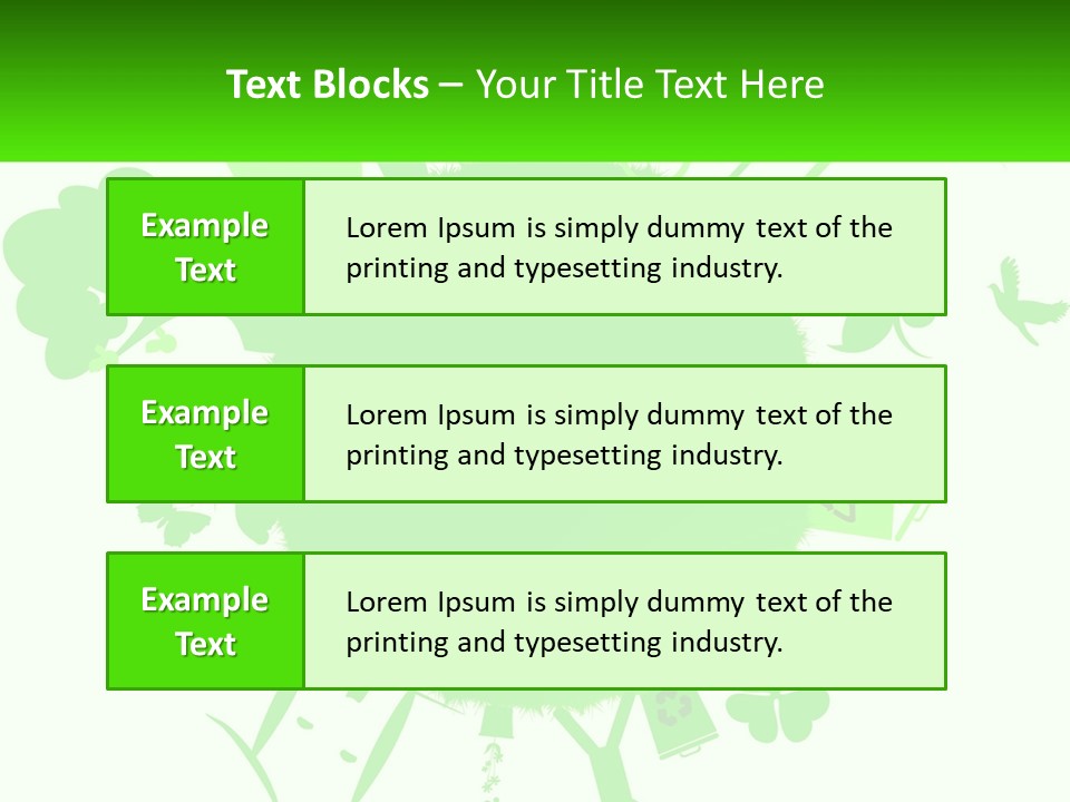 Tree Planet Green PowerPoint Template