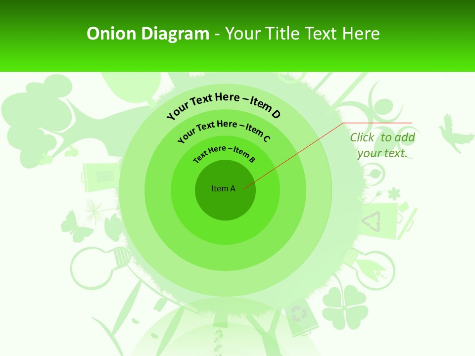 Tree Planet Green PowerPoint Template