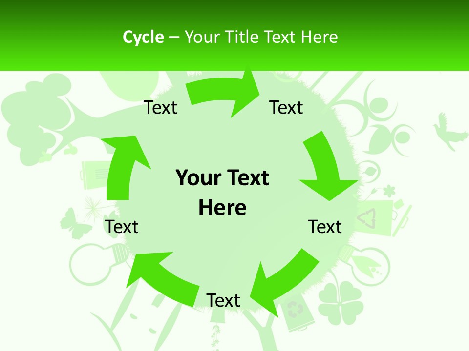 Tree Planet Green PowerPoint Template