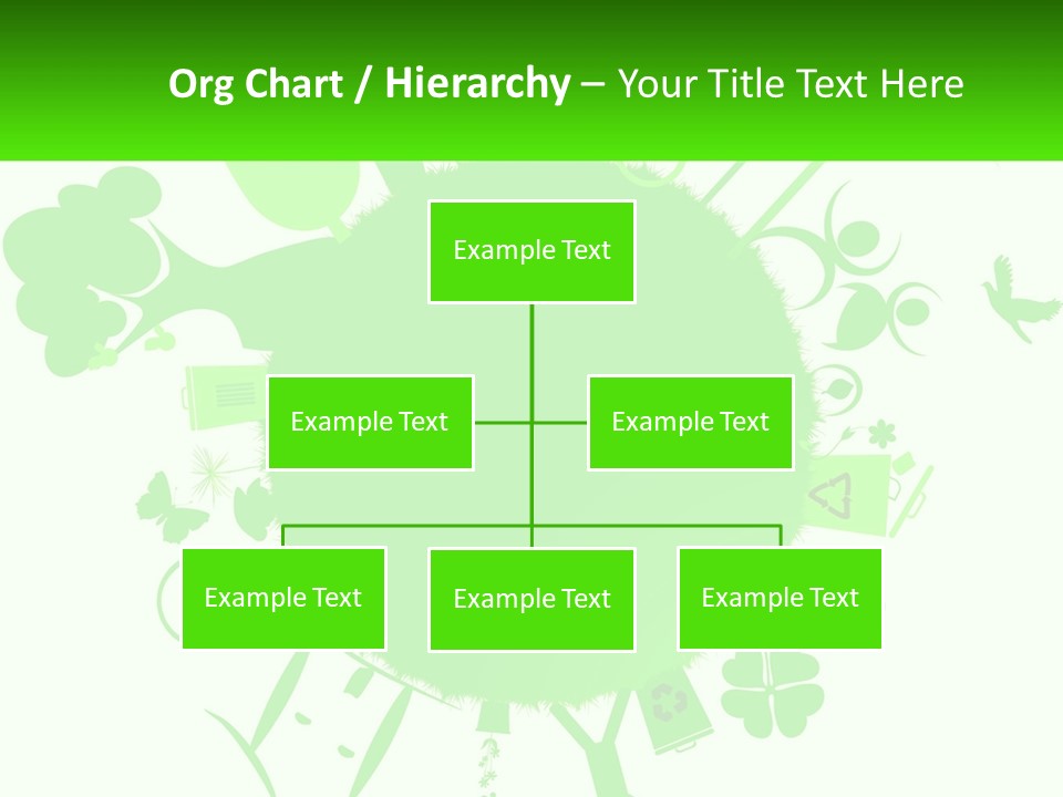 Tree Planet Green PowerPoint Template