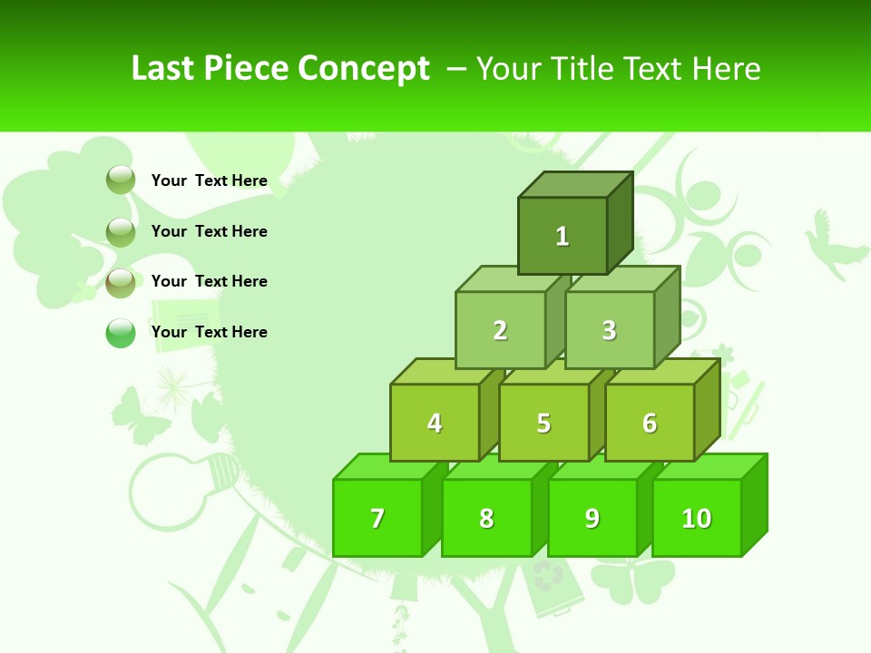 Tree Planet Green PowerPoint Template