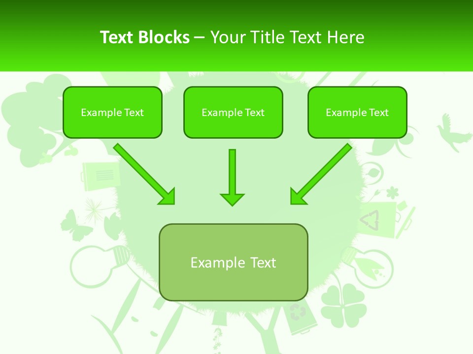 Tree Planet Green PowerPoint Template