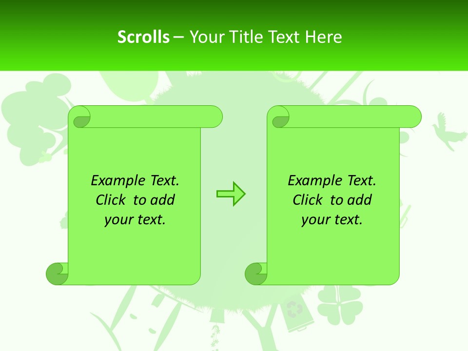 Tree Planet Green PowerPoint Template