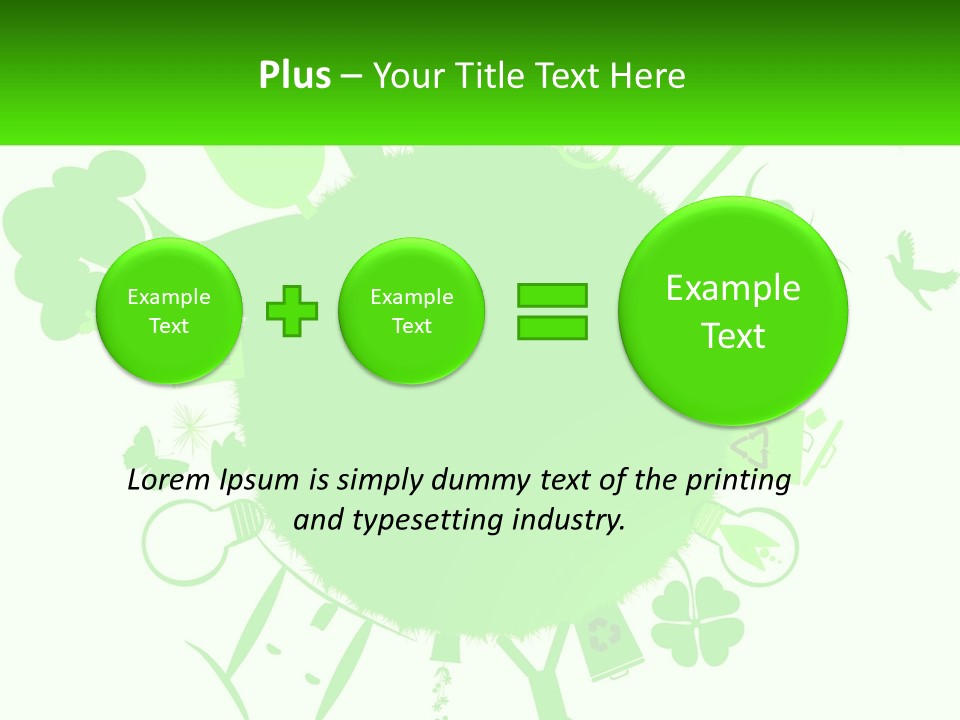 Tree Planet Green PowerPoint Template