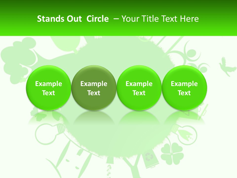 Tree Planet Green PowerPoint Template
