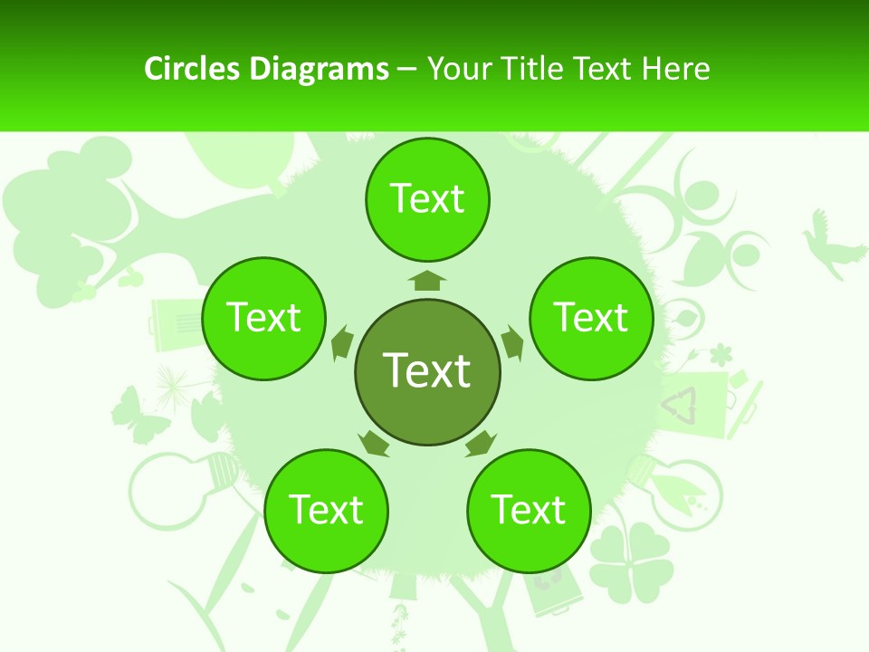 Tree Planet Green PowerPoint Template