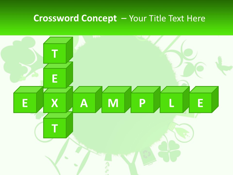 Tree Planet Green PowerPoint Template