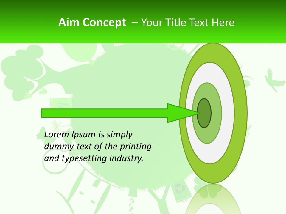 Tree Planet Green PowerPoint Template