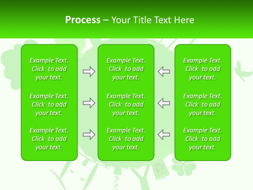 Tree Planet Green PowerPoint Template