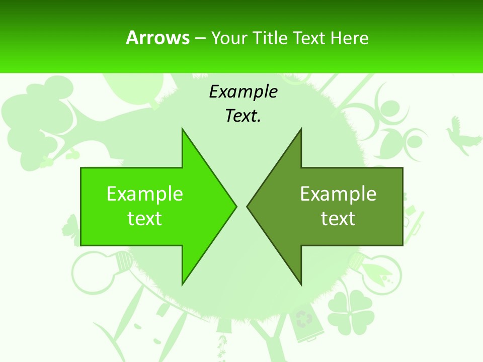 Tree Planet Green PowerPoint Template