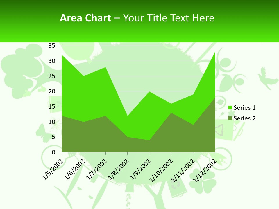 Tree Planet Green PowerPoint Template